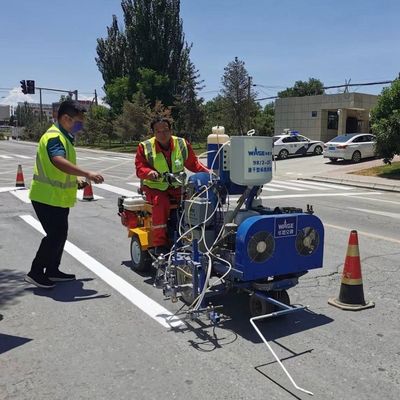 آلة MMA Booster pushing Road Line Marking لترشيح الرصيف