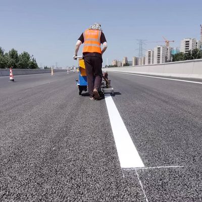 الفولاذ المقاوم للصدأ البلاستيك البارد مكونين كشط خط الطريق الشريط آلة العلامة