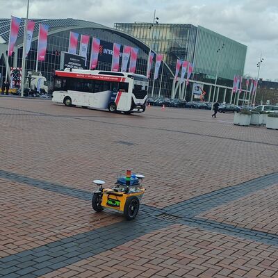 Road Line Marking Premarking  Robot - Show on intertraffic amsterdam 2026
